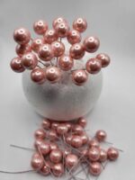 Dekorácia – Ružové mini guličky 03