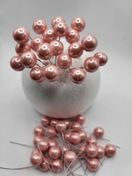 Dekorácia – Ružové mini guličky 03