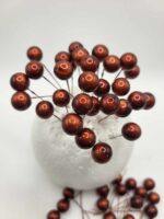 Dekorácia – Hnedé mini guličky 03