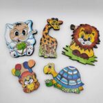 Dekoráia na tortu/magnetka  Zvieratká Safari sada 01