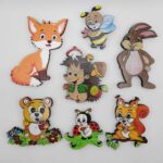 dekorácia na tortu - SADA - Zvieratká les 01