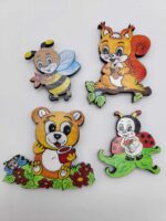 dekorácia na tortu - SADA - Zvieratká les 01 – Obrázok 3