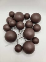 Dekorácia – Hnedé guličky 05 – Obrázok 3