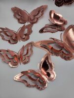 Dekorácia na tortu– motýle ružové 3D/44 – Obrázok 2