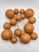 Dekorácia – Hnedé guličky 06 – Obrázok 3