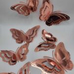 Dekorácia na tortu– motýle ružové 3D/44