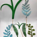 dekorácia na tortu - /safari/ list 02