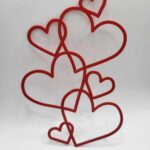 Dekorácia - červené srdce/srdiečko