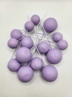 Dekorácia – Fialové guličky 02 – Obrázok 2