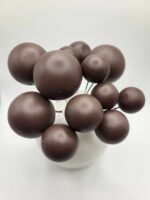 Dekorácia – Hnedé guličky 05