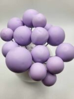 Dekorácia – Fialové guličky 02