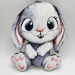 dekorácia na tortu/magnetka Zajačik 01