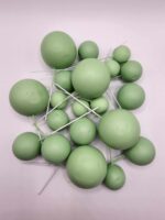 Dekorácia – Zelené guličky 02 – Obrázok 3