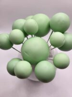 Dekorácia – Zelené guličky 02