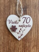 Visačka – Všetko najlepšie 70 /01/