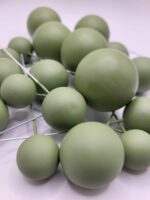 Dekorácia – Zelené guličky 03 – Obrázok 2