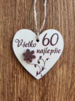 Visačka – Všetko najlepšie 60 /01/