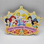Dekorácia na tortu/magnetka Princezničky 03