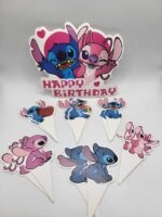 Pap.zápich na tortu Happy Birthday – Stitch 03