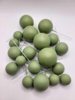 Dekorácia – Zelené guličky 03 – Obrázok 3