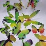 Dekorácia na tortu – motýle zelené 3D/49