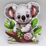 Dekorácia na tortu/magnetka Koala