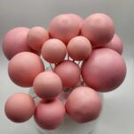 Dekorácia – Ružové guličky 05