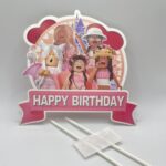 Pap. zápich na tortu Happy Birthday /Roblox 01