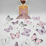 Dievča + motýle – set /03/