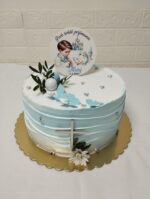 Dekorácia na tortu/magnetka  Prijímanie – chlapček + meno – Obrázok 2