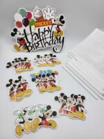 Happy Birthday Mickey  Mouse 01 /papier – Obrázok 3