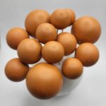 Dekorácia – Hnedé guličky 06