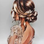 Dekorácia na tortu/magnetka - žena/dievča/Nevesta 03