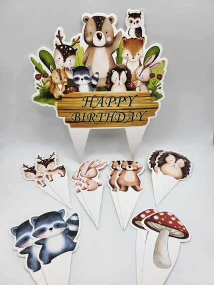 Happy Birthday – Lesné zvieratká 01