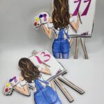 Magnetka - Mladá maliarka+ číslo