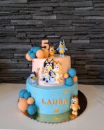 dekorácia na tortu/magnetka - psík Bluey a Bingo 03 – Obrázok 2