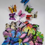 Dekorácia – motýle mini SADA 3D/47