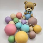 Dekorácia – Guličky + macko SADA 56