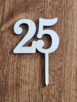 Zápich na tortu číslo 25 /old/