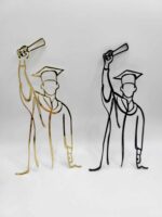 pl.dekorácia Promócie – Absolvent 01 /zlatá/ – Obrázok 2