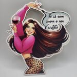 Dekorácia na tortu/magnetka Žena/Dievča - Party Girl 02