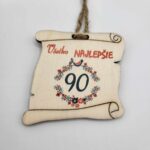 Visačka - Pergamen - Všetko najlepšie 90