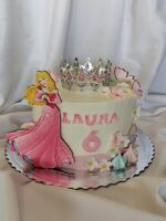 Dekorácia na tortu/magnetka Šípková Ruženka - Aurora – Obrázok 3