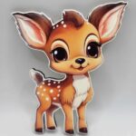 Dekorácia na tortu/magnetka Srnka 01