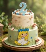 Dekor. na tortu/magnetka  Víla Amálka – Obrázok 2