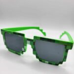 Minecraft - slnečné okuliare /zelená/