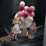 SADA – magnetka dievčatko + guličky 08