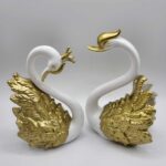 pl. dekorácia - Labute /zlatá/