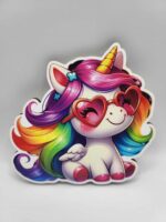 Dekorácia na tortu/magnetka Jednorožec 05