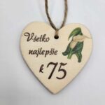 Visačka – Všetko najlepšie 75 /03/